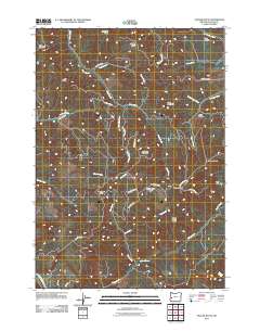 Yellow Butte 2011 topographic map thumbnail