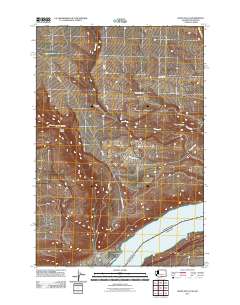 Wood Gulch 2011 topographic map thumbnail