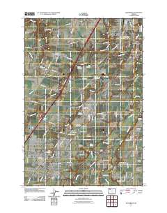 Woodburn 2011 topographic map thumbnail