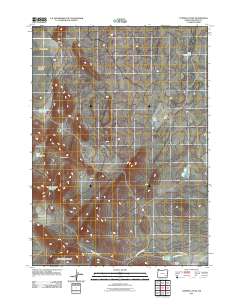 Turnbull Peak 2011 topographic map thumbnail