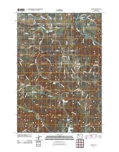 Wilhoit 2011 topographic map thumbnail