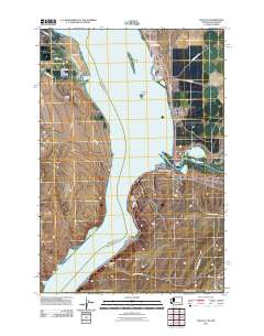 Wallula 2011 topographic map thumbnail
