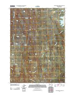 Warm Springs Creek 2011 topographic map thumbnail