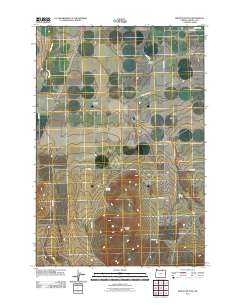 Service Buttes 2011 topographic map thumbnail