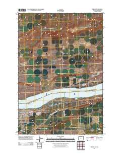 Irrigon 2011 topographic map thumbnail