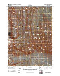 Johnny Creek SW 2011 topographic map thumbnail