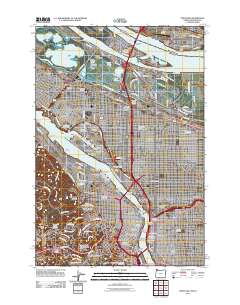 Portland 2011 topographic map thumbnail