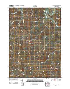 Dement Creek 2011 topographic map thumbnail