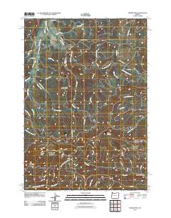 Prairie Peak 2011 topographic map thumbnail