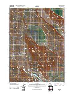 Keno 2011 topographic map thumbnail