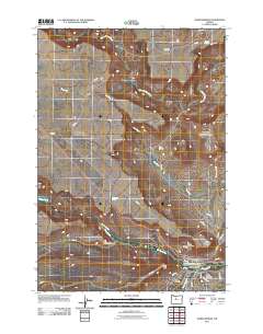 Warm Springs 2011 topographic map thumbnail