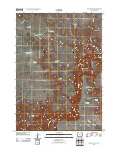Rinehart Canyon 2011 topographic map thumbnail