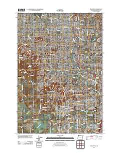 Beaverton 2011 topographic map thumbnail