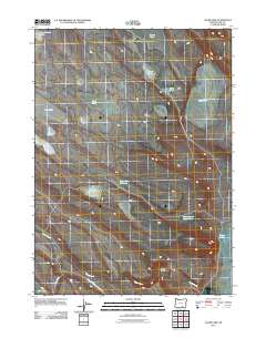 Alger Lake 2011 topographic map thumbnail