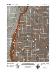Antelope Butte 2011 topographic map thumbnail