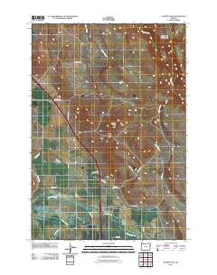 Magpie Peak 2011 topographic map thumbnail