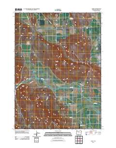 Dairy 2011 topographic map thumbnail