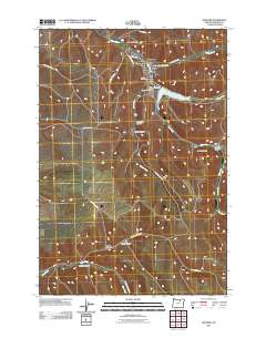 Heppner 2011 topographic map thumbnail