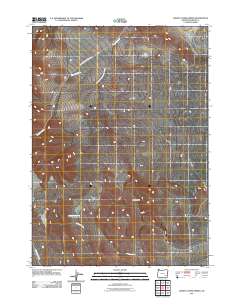 Johnny Creek Spring 2011 topographic map thumbnail