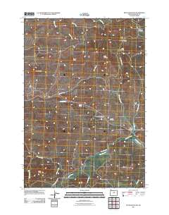 Keyes Mountain 2011 topographic map thumbnail
