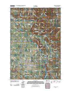 Molalla 2011 topographic map thumbnail
