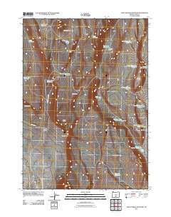 Saint Patrick Mountain 2011 topographic map thumbnail