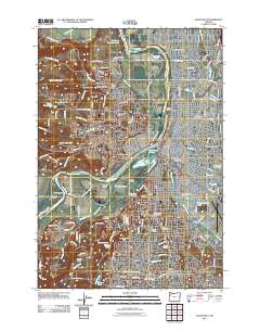 Salem West 2011 topographic map thumbnail