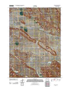 Sand Gap 2011 topographic map preview