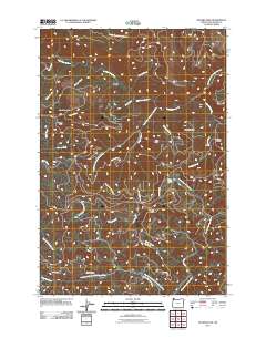 Rogers Peak 2011 topographic map thumbnail