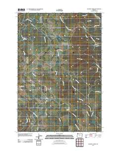 Roaring Creek 2011 topographic map thumbnail