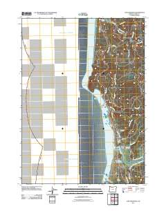 Cape Sebastian 2011 topographic map thumbnail