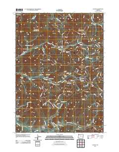 Golden 2011 topographic map thumbnail