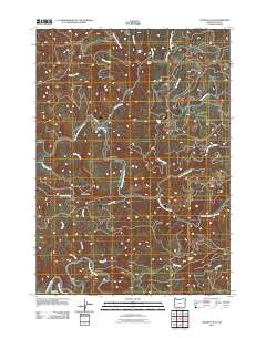 Golden Falls 2011 topographic map thumbnail