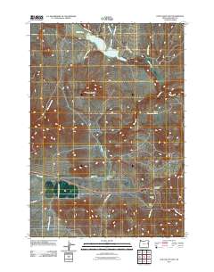 Cow Valley East 2011 topographic map thumbnail