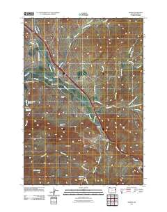 Durkee 2011 topographic map thumbnail