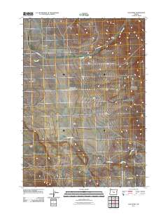 Dust Bowl 2011 topographic map thumbnail