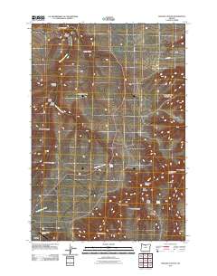 Macken Canyon 2011 topographic map thumbnail