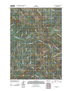 Fanno Ridge 2011 topographic map thumbnail
