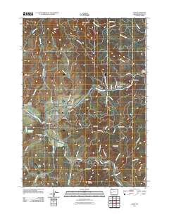 Glide 2011 topographic map thumbnail