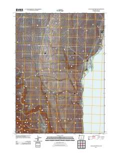 Coglan Buttes NE 2011 topographic map thumbnail