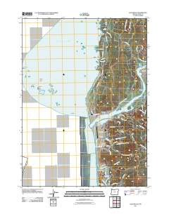 Gold Beach 2011 topographic map thumbnail