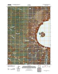 Crater Lake West 2011 topographic map thumbnail