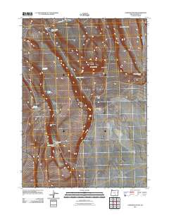 Corporation Rim 2011 topographic map thumbnail