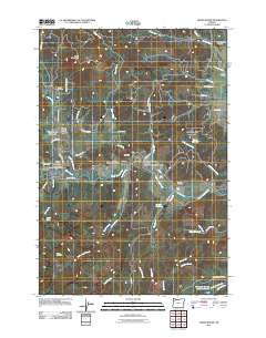 Grand Ronde 2011 topographic map thumbnail