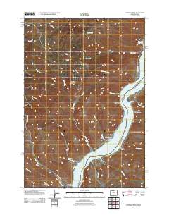 Connor Creek 2011 topographic map thumbnail