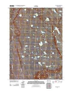 Elk Butte 2011 topographic map thumbnail