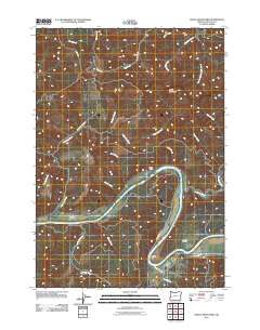 Devils Graveyard 2011 topographic map thumbnail
