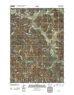 Crow 2011 topographic map thumbnail