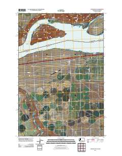 Crow Butte 2011 topographic map thumbnail