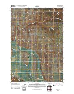Evans 2011 topographic map thumbnail